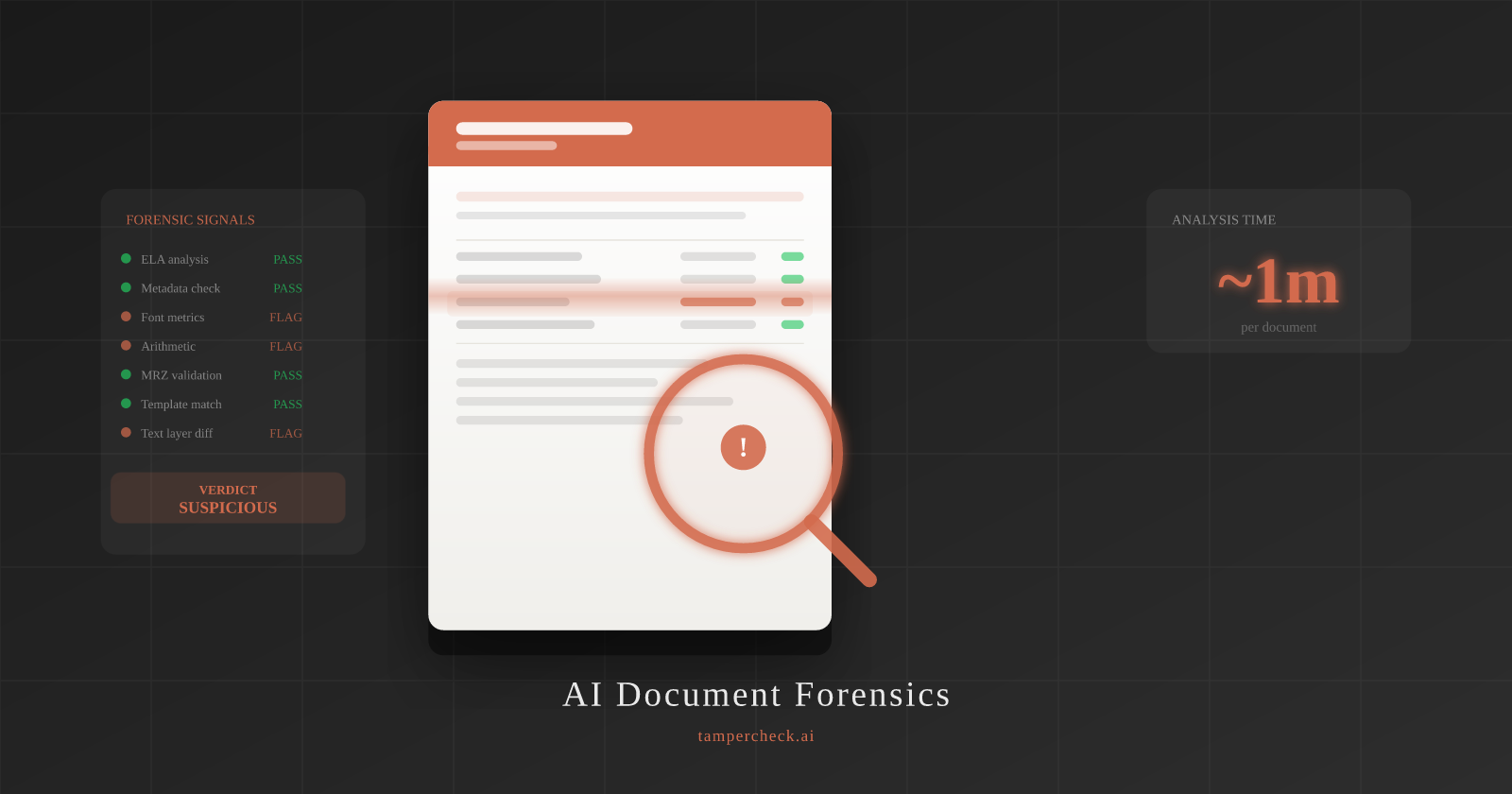 Annotated multi-page legal document with one inserted page flagged by ELA, font metric, and noise pattern anomalies. TamperCheck forensic detection for disputed wills and contracts.